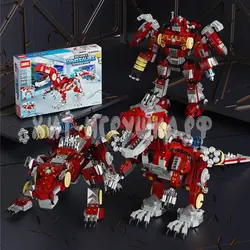 لگو دایناسور تبدیل شونده مدل Designer Dino transformer 3in1 858 children LW60036