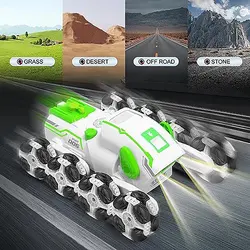 اسباب بازی ماشین کنترلی 8چرخ طرح سگ مدل TRIPLEFINE Dog RC-Car Remote-Control-Car