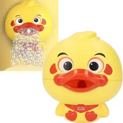 جوجه کف ساز مدل Yellow Duck Bubble Bath Toy bubbles music maker for baby toddlers