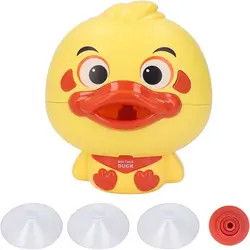 جوجه کف ساز مدل Yellow Duck Bubble Bath Toy bubbles music maker for baby toddlers