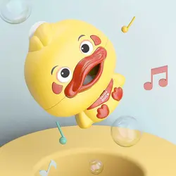 جوجه کف ساز مدل Yellow Duck Bubble Bath Toy bubbles music maker for baby toddlers