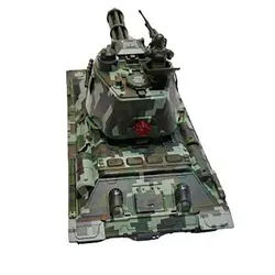 اسباب بازی تانک کنترلی شارژی دودزا و تیر پرتاب کن مدل Tank Remote Control