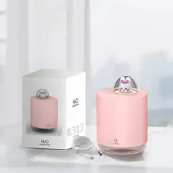 دستگاه بخور و رطوبت ساز و پروژکتور خرگوش مدل Cute Rabbit Humidifier with LED Colorful Night Light