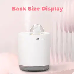 دستگاه بخور و رطوبت ساز و پروژکتور خرگوش مدل Cute Rabbit Humidifier with LED Colorful Night Light
