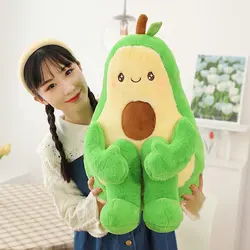 عروسک آووکادو سایز بندی مدل XICHEN Green Large Simulation Avocado Plush Toy Doll Sleeping Pillow Doll Doll