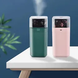 دستگاه بخور و رطوبت ساز و پروژکتور مدل Mini Humidifier, Luminous Humidifier with Starlight Projection