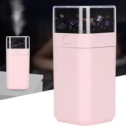دستگاه بخور و رطوبت ساز و پروژکتور مدل Mini Humidifier, Luminous Humidifier with Starlight Projection