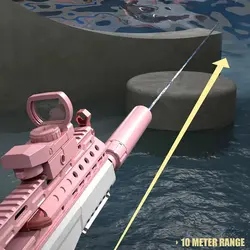 تفنگ آب پاش پر سرعت مدل QBZ95 High Speed Electric Drum-Fed Water Gun