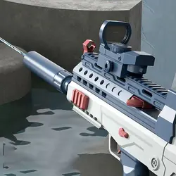 تفنگ آب پاش پر سرعت مدل QBZ95 High Speed Electric Drum-Fed Water Gun