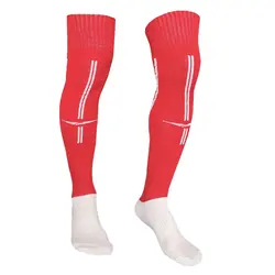 جوراب فوتبال مردانه کف نخی قرمز