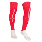 جوراب فوتبال مردانه کف نخی قرمز