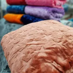 پتو مسافرتی ابریشمی طرح ستاره