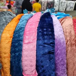 پتو مسافرتی ابریشمی طرح ستاره