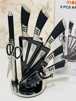 سرویس 9 پارچه کارد و ساطور آشپزخانه مونتینی montini