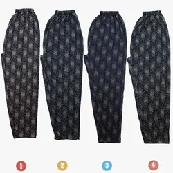 شلوار نخي زنانه طرح شن