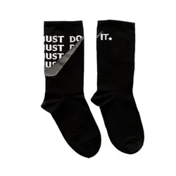 جوراب زنانه ساقدار ورزشی طرح JUST DO IT