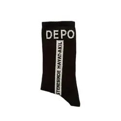 جوراب زنانه ساقدار ورزشی طرح DEPO