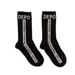 جوراب زنانه ساقدار ورزشی طرح DEPO