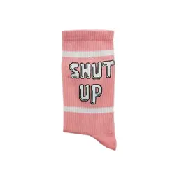جوراب ساقدار ورزشی طرح SHUT UP