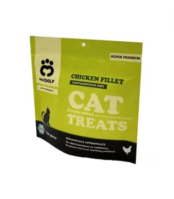 تشویقی گربه Macdolf Adult Cat Freez-dried Treat With Chicken Fillet وزن 35 گرم