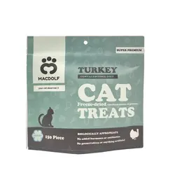 تشویقی گربه Macdolf Adult Cat Freez-dried Treat With Turkey وزن 35 گرم