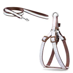 قلاده کتفی شبرنگ همراه با لید NinaPet سایز 1