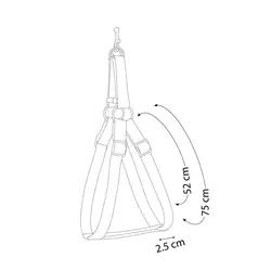 قلاده کتفی سیلک همراه با لید NinaPet سایز 3