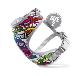 قلاده کتفی پد دار بدون لید NinaPet VIP سایز 2