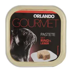 کنسرو سگ Orlando Gourmet Pastete Beef & Liver وزن 150 گرم