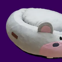 جای خواب دایره‌ای سگ و گربه Rabin Pet Hippo Circle Pet Bed