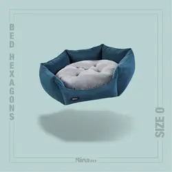 جای خواب شش ضلعی سگ و گربه NinaPet Hexagons سایز 0