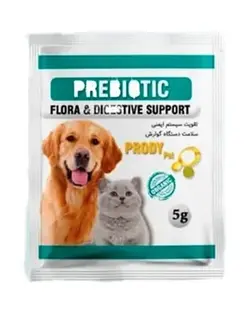 پودر مکمل پروبیوتیک سگ و گربه Prody Pet Prebiotic یک ساشه