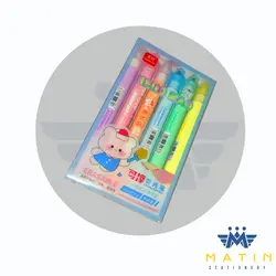 هایلایتر پاکن دار شش رنگ