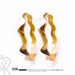 النگو پیچی صدفی کد 83240 size2 (6عدد) - طلا و جواهر روناک