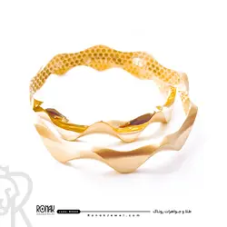 النگو پیچی صدفی کد 83240 size2 (6عدد) - طلا و جواهر روناک