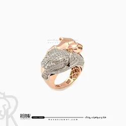 انگشتر لوکس پنتر کد 3602 - طلا و جواهر روناک