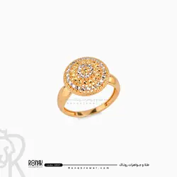 انگشتر آوا کد 3557 - طلا و جواهر روناک