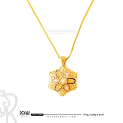 مدال طرح آوا(بدون زنجیر) کد 71499 - طلا و جواهر روناک