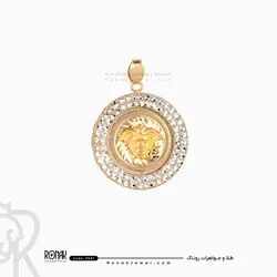 مدال ورساچه گردان(سفارشی) کد 3541 - طلا و جواهر روناک
