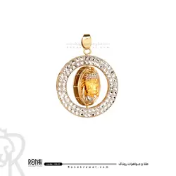 مدال ورساچه گردان(سفارشی) کد 3541 - طلا و جواهر روناک