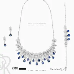 سرویس نگیندار مصباح1(سفارشی) کد 3586 - طلا و جواهر روناک