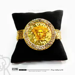 دستبند ورساچه کد 44421 - طلا و جواهر روناک