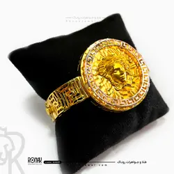 دستبند ورساچه کد 44421 - طلا و جواهر روناک