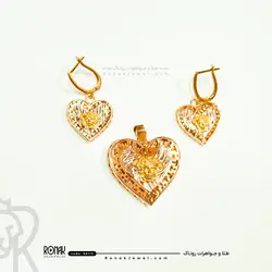 نیمست قلب3 کد 55112 - طلا و جواهر روناک