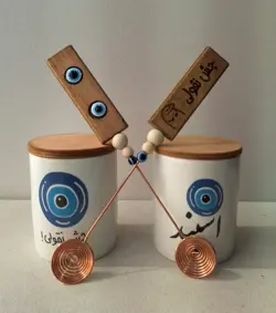 بانک اسپند چینی همراه با درب چوبی (همراه با یک اشانتیون اسپند دودکن سیمی)