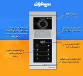 پنل 3 واحدی فرداد لمسی کارتی سیماران