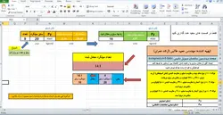 معادل سازی میلگرد و  محاسبه درصد آرماتور با اکسل در 3 ثانیه