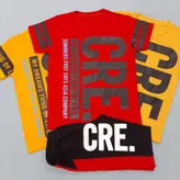 ست تیشرت و شلوارک پسرانه طرح CRE سایز ۵۰-۵۵-۶۰-۶۵ مناسب ۵ تا ۱۶ سال