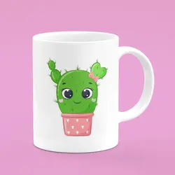 ماگ کاکتوس دخترانه