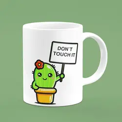 ماگ کاکتوس Don't touch it